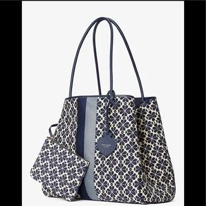 Kate spade ♠️ flower jacquard everything large tote